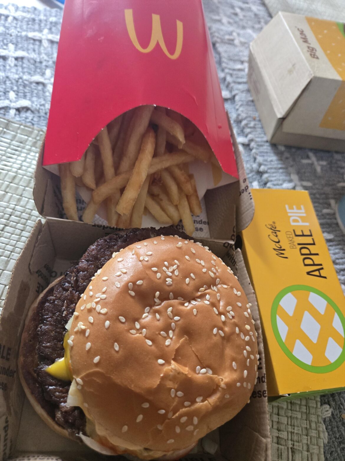 Once in a while a double quarter pounder w cheese and mac sauce is all you need