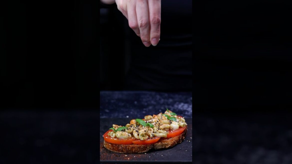 Bruschetta with squid Bruschetta with squid