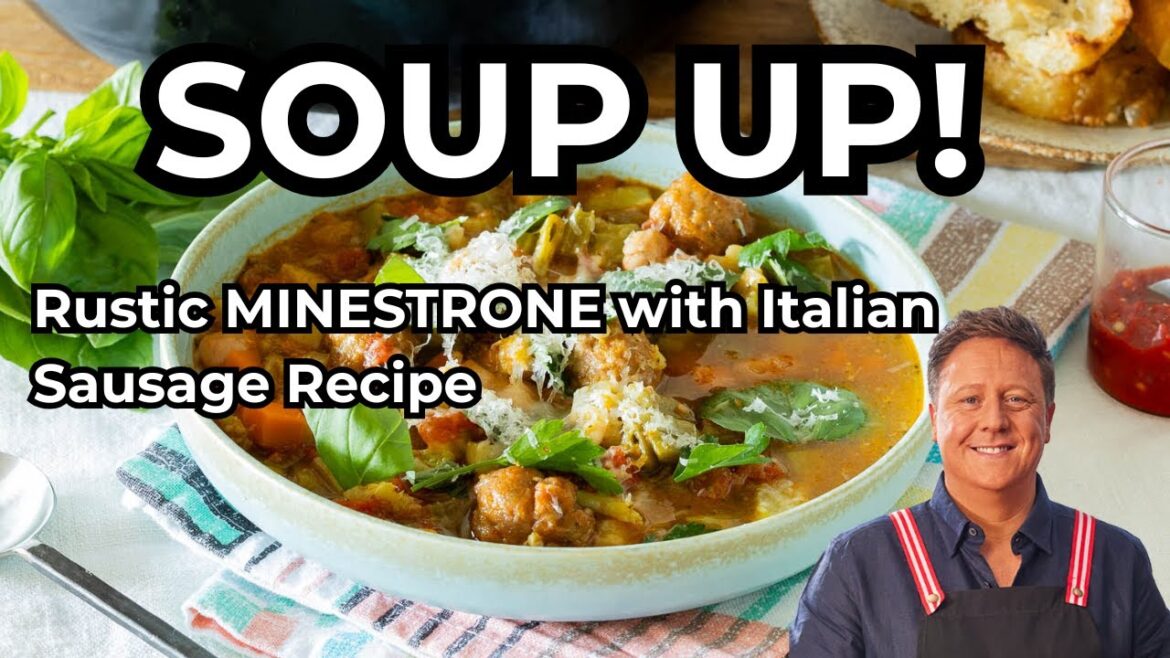 Rustic Minestrone Soup with Sausage Meatballs | Easy & Hearty Winter Recipe Rustic Minestrone Soup with Sausage Meatballs | Easy & Hearty Winter Recipe