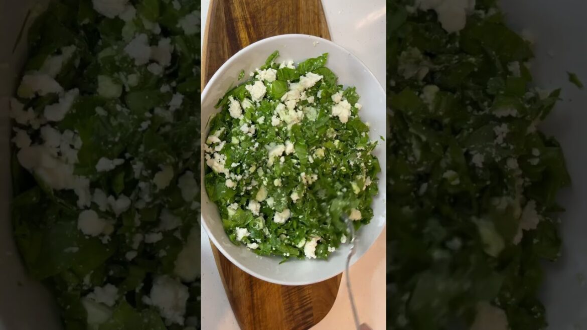 Spinach Börek Straight from the Garden #shorts