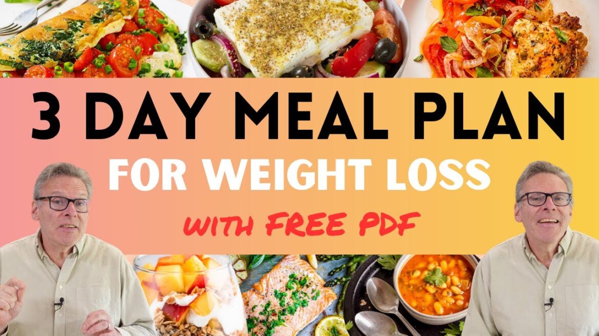 Mediterranean Diet Meal Plan for Weight Loss | 3 Days + bonus Mediterranean Diet Meal Plan for Weight Loss | 3 Days + bonus