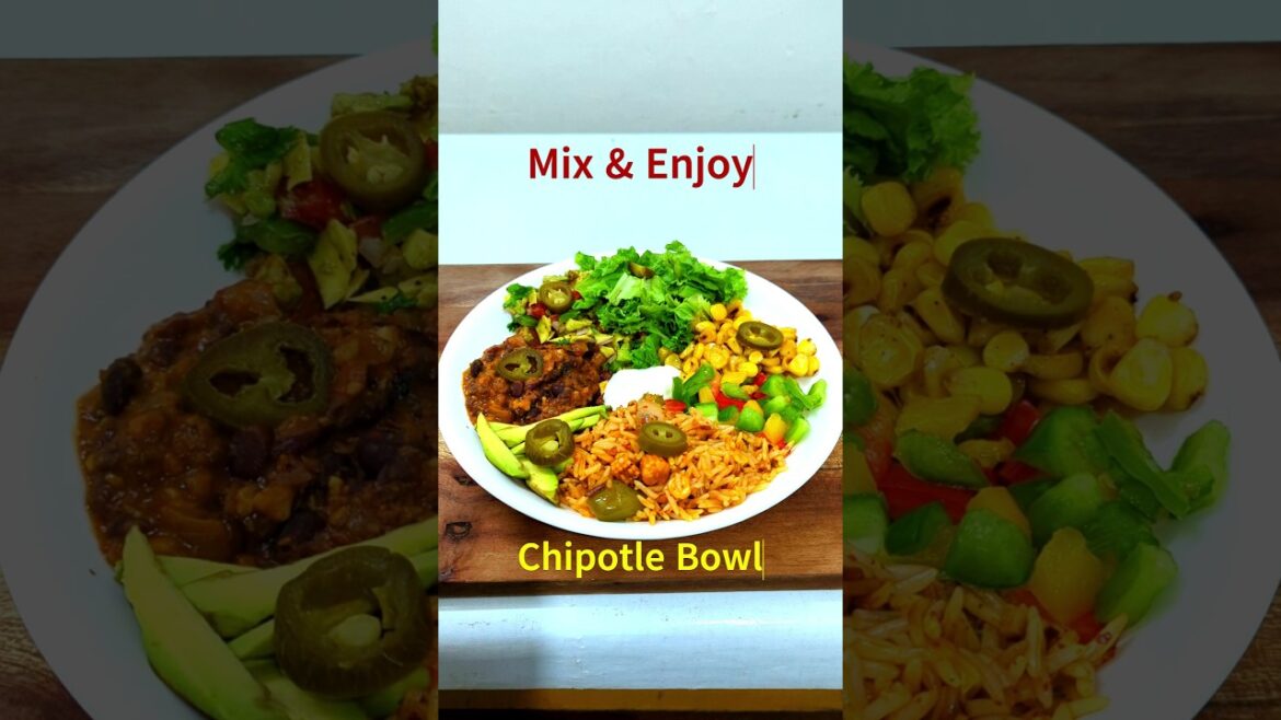 Chipotle Bowl Recipe I Burrito Bowl Recipe I Healthy Meal Prep #shorts