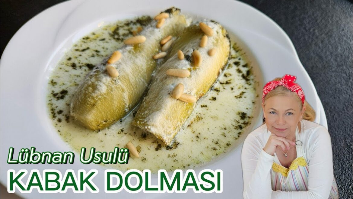 KABAK DOLMASINI ARTIK BÖYLE YAPACAKSINIZ! | Lübnan Usulü Kousa Bil Laban Tarifi