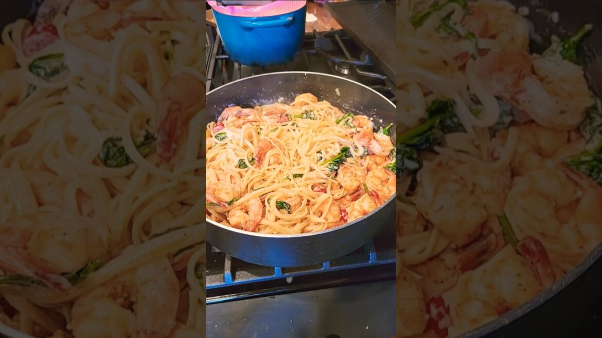 Creamy Lemon Garlic Pasta with Shrimp | Come On In My Kitchen! and SUBSCRIBE for more recipes