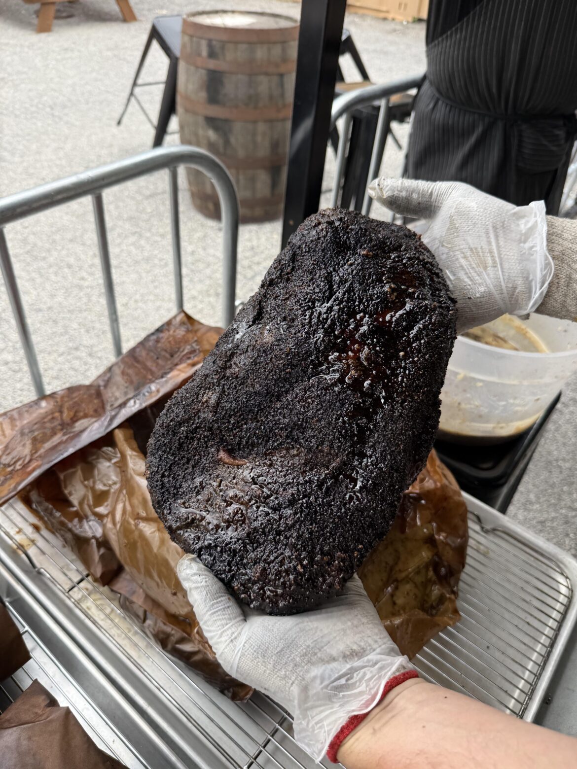 Did a stage with pitmaster Josh Abramson from Pampered Pig in Toronto. Best brisket in the city IMO.