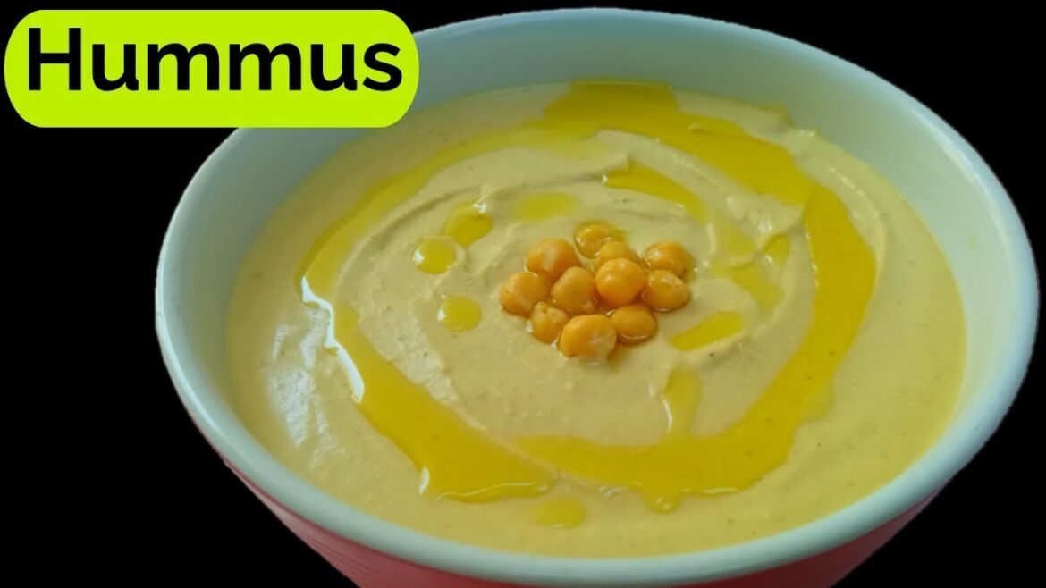 Hummus Recipe Arabic Style || How To Make The Best Hummus || How To Make Authentic Lebanese Hummus