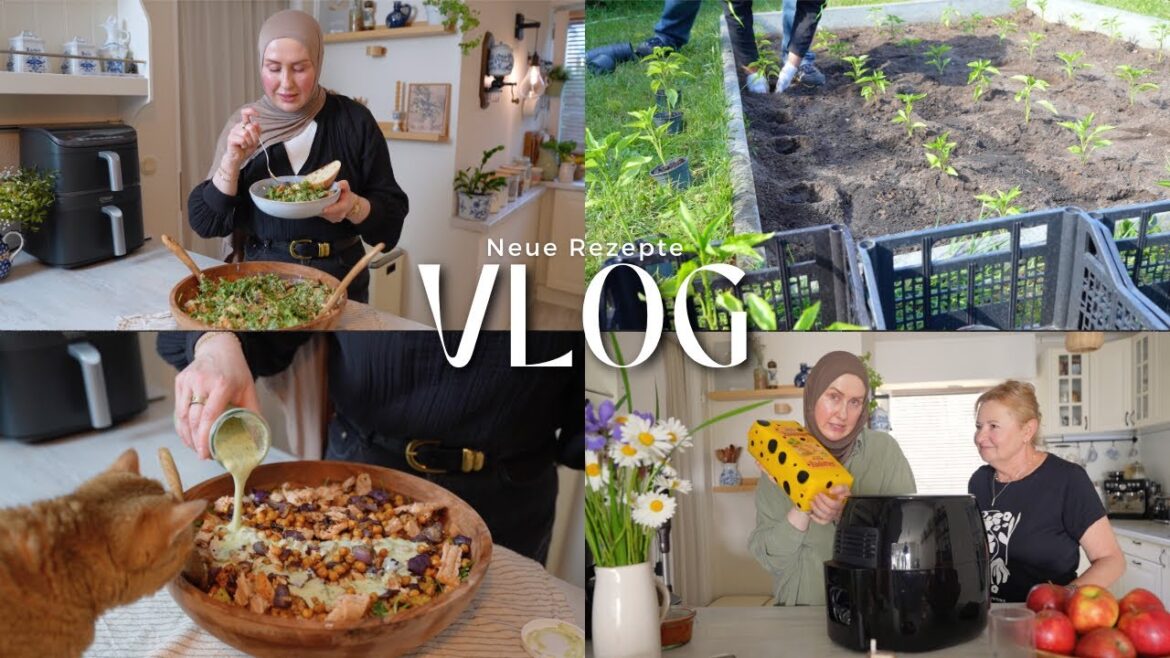 Unsere Großfamilie: Gartenarbeit, Oma-Besuch & leckere Rezepte | VLOG