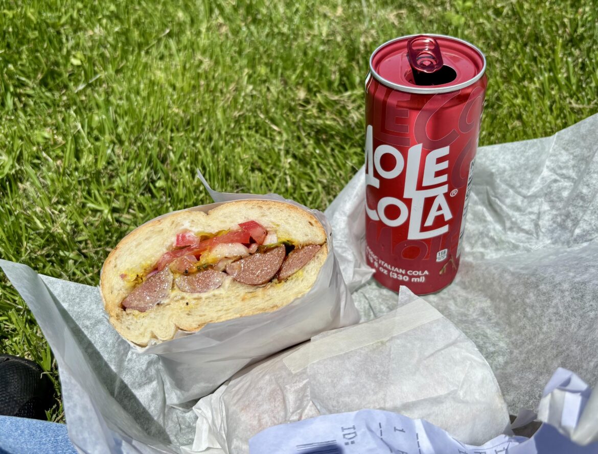 Hot Dog Sandwich, Limoncello’s, San Francisco