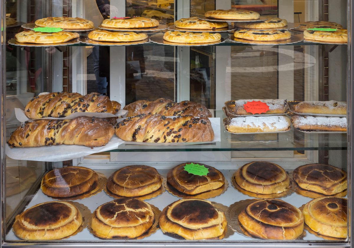 Along with pizza di Beridde, Boccione also serves pies and cookies.