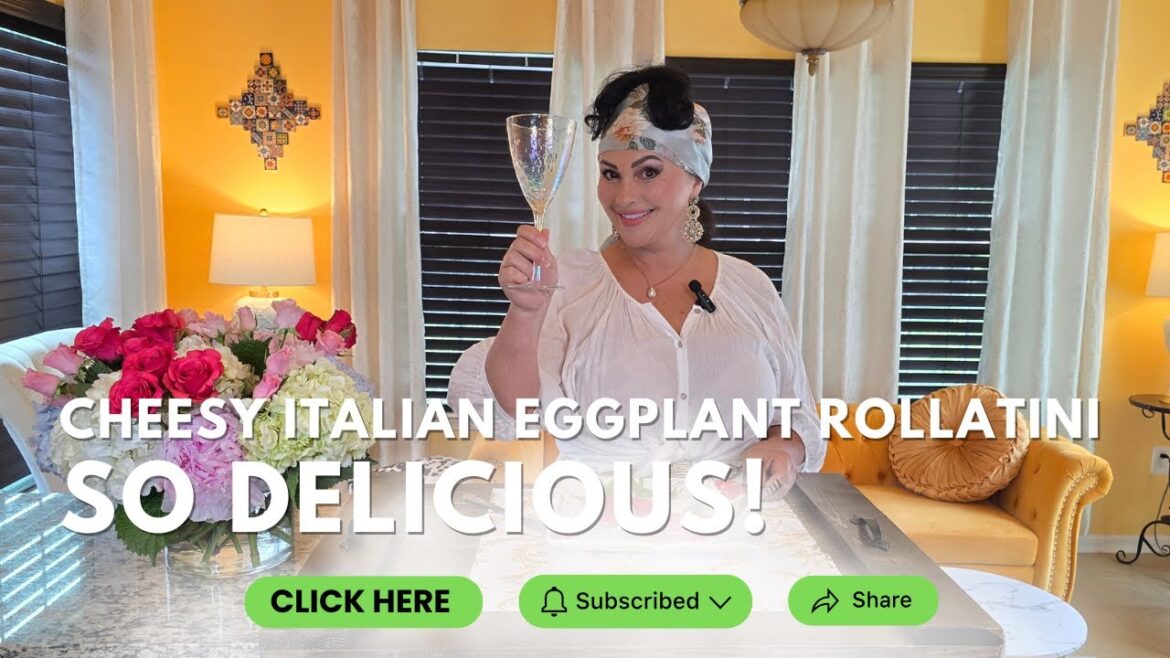 Cheesy Italian Eggplant Rollatini ! Healthy, Comforting & So Delicious!