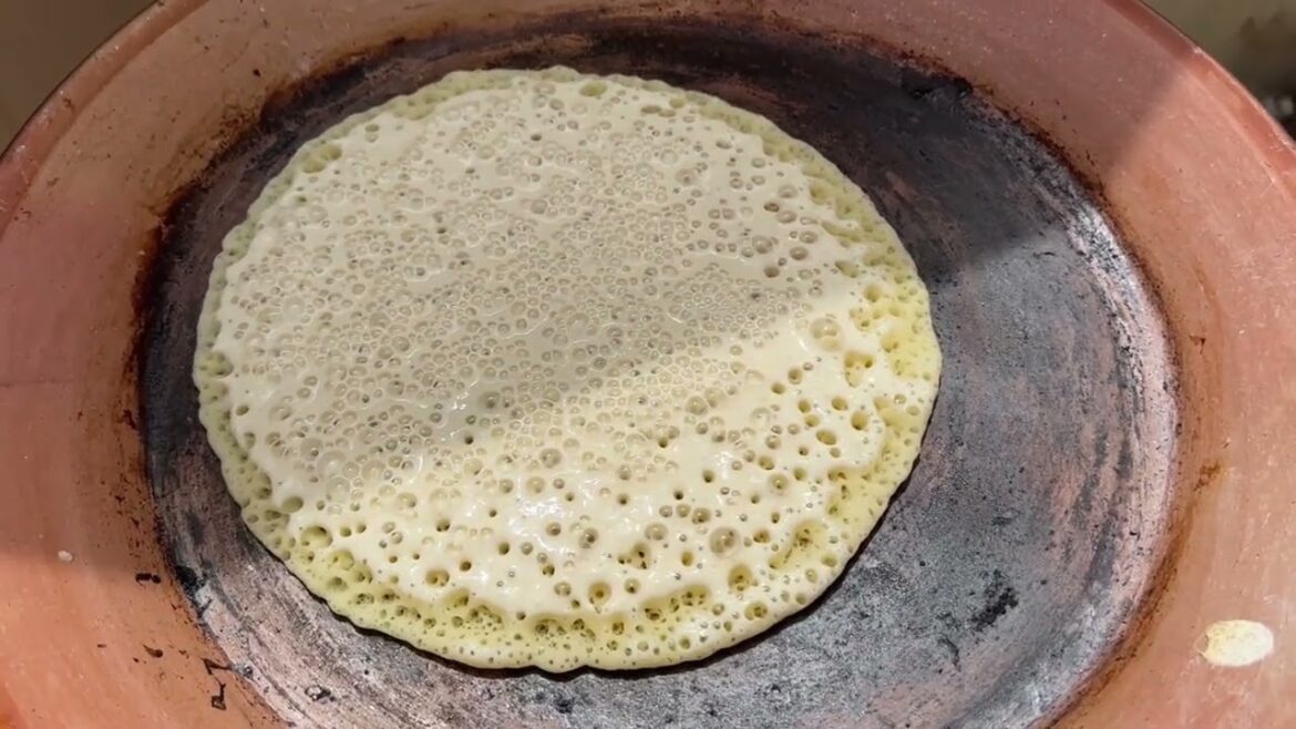 Moroccan crepes Baghrir with Nature sounds