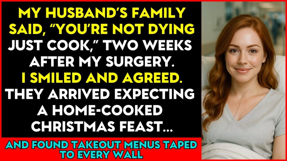 They Demanded I Host Christmas After Surgery—So I Served Takeout and Left Forever