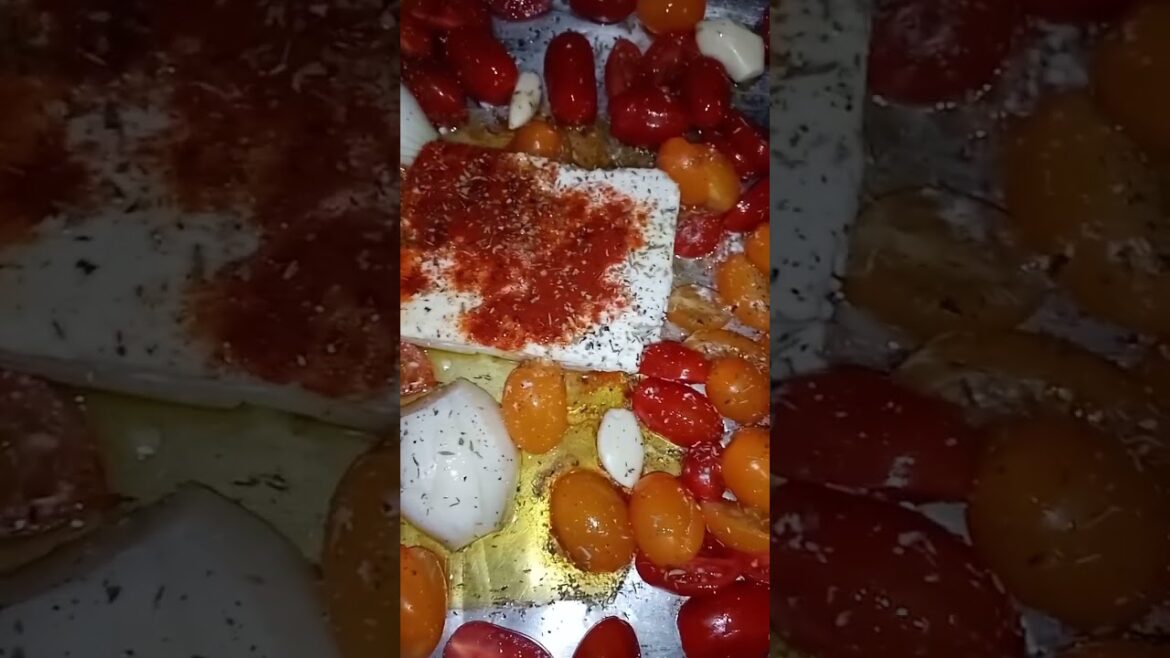 Pasta con pomodori arrostiti e feta greca #food #cucinafacile #recipe #pasta #cottura #cooking #cibo