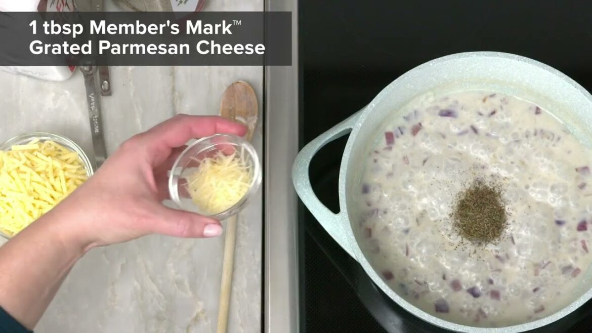 Weber® Garlic Parmesan Brussels Sprouts Gratin