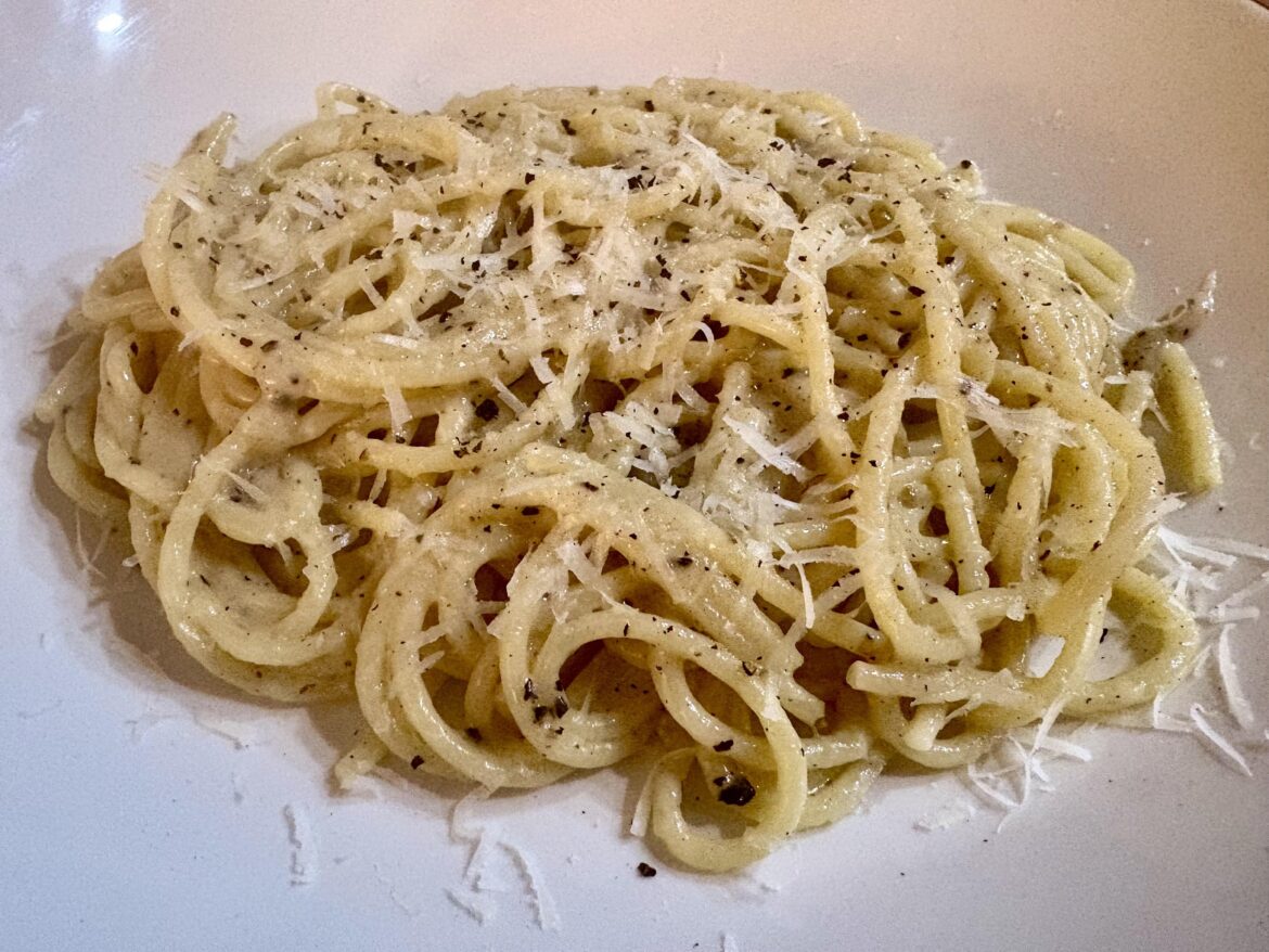 Cacio e Pepe - advice taken.