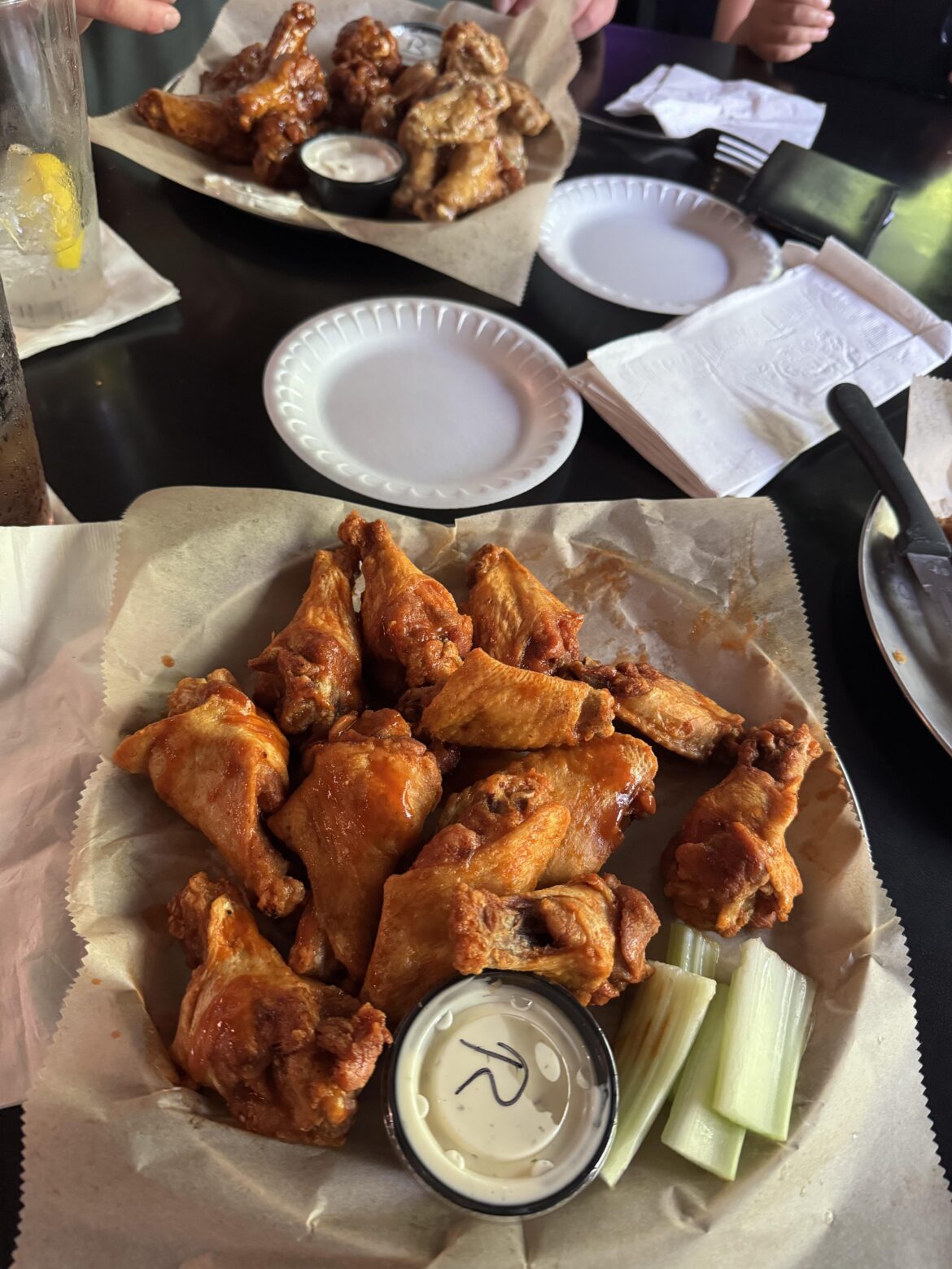 A rare 75 cent wing night did not disappoint