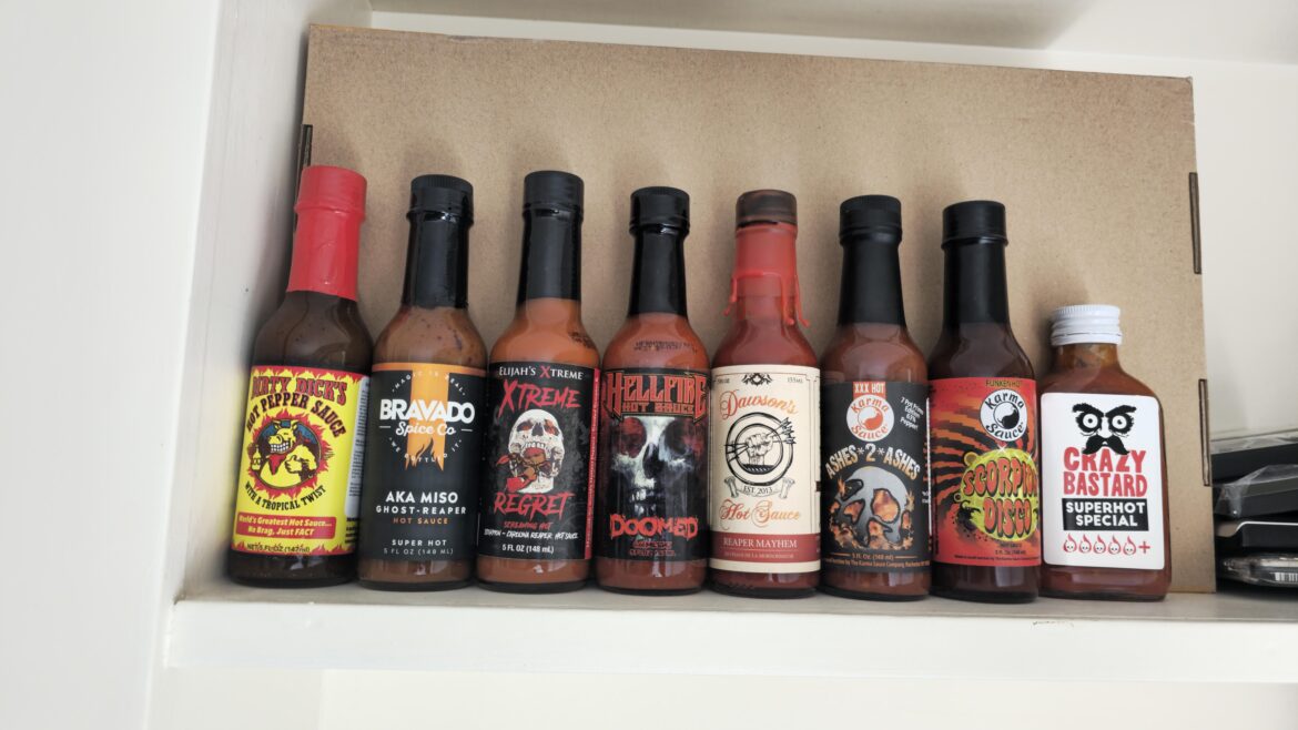 Can you spiceheads rank my stash in spiciness 🙏