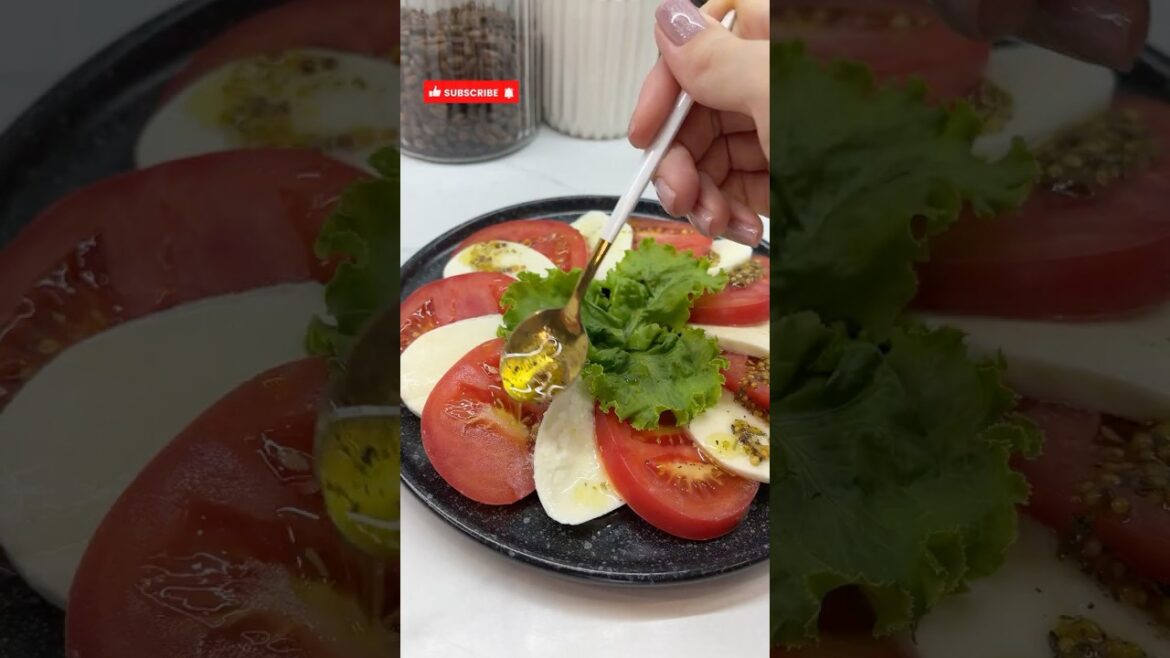 Caprese Salad in 5 Minutes — Taste of Italy! | Салат Капрезе — готується за 5 хвилин! #salad #recipe