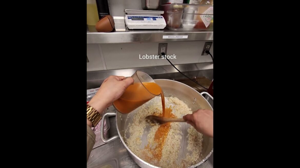 Halibut and lobster risotto