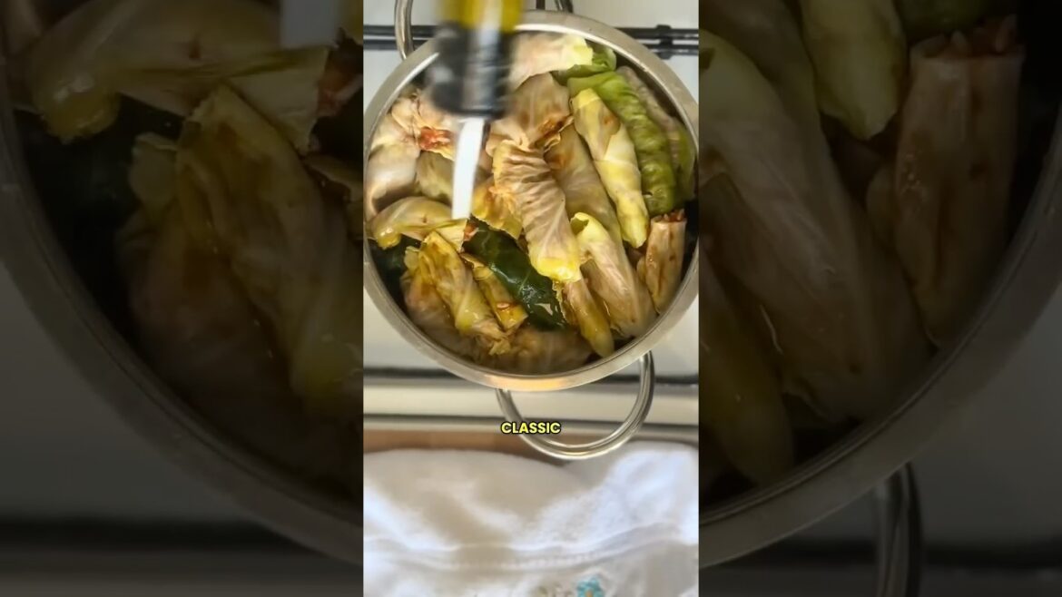 POV: You’re sitting at a Turkish family table and Lahana Sarması is served fresh from the pot. POV: You’re sitting at a Turkish family table and Lahana Sarması is served fresh from the pot.