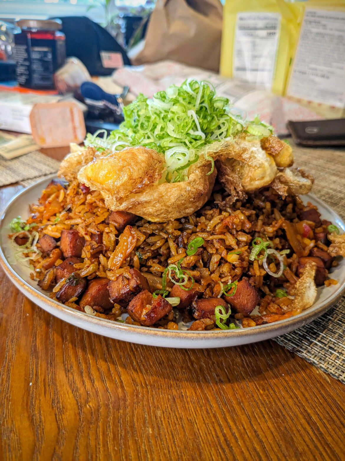 Homemade Kimchi Fried Rice