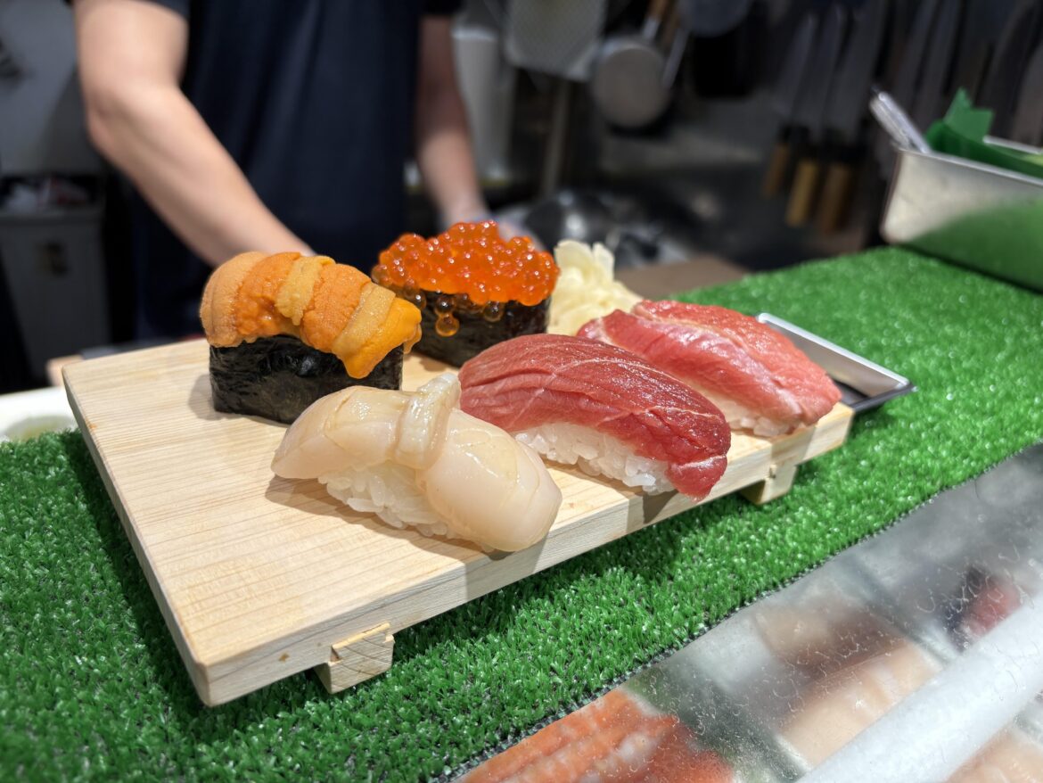 Sushi at Toyosu