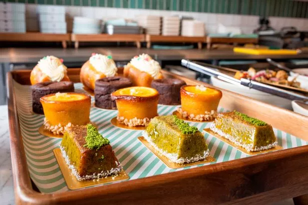 Desserts can be bought directly from Lina Stores' deli counter