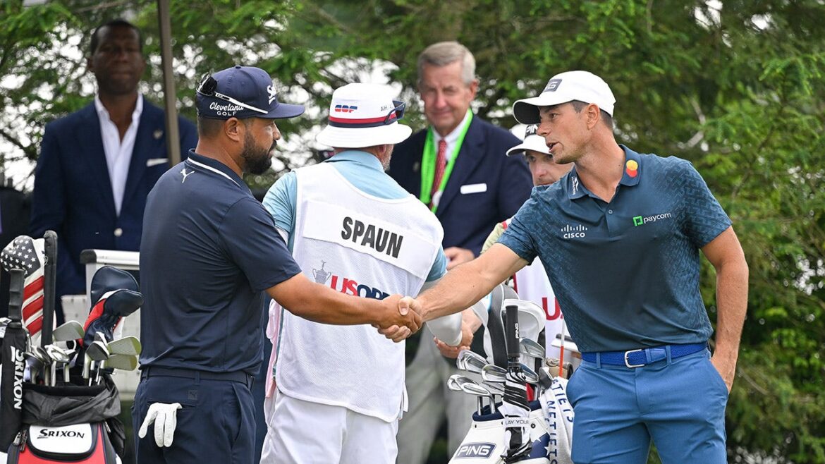 US Open winner JJ Spaun says he should thank Viktor Hovland with bottle of wine