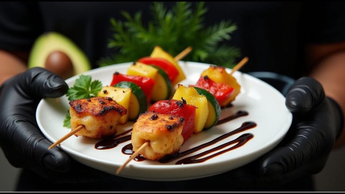 Juicy Chicken Skewers with Pineapple | Oven-Baked & Packed with Flavor!