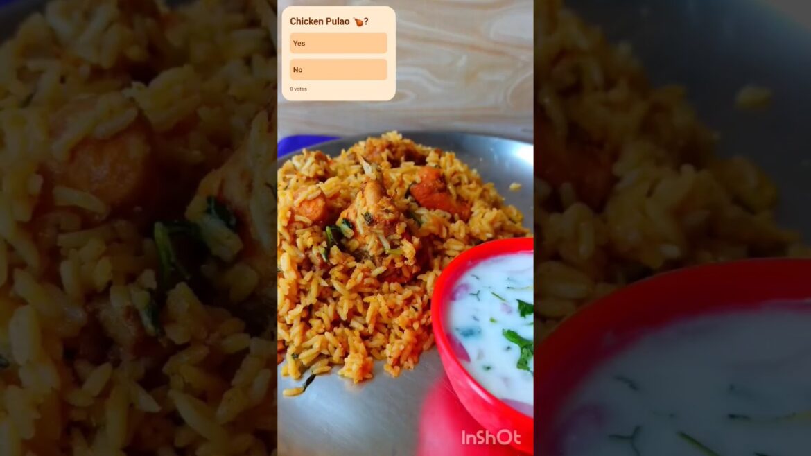 Chicken Pulao Recipe#shorts#chickenpulao#chickenrecipe#chickenpulaorecipe#chicken#recipe#trending
