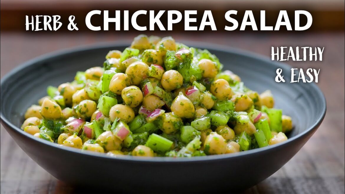 CHICKPEA SALAD Recipe | Easy Vegetarian and Vegan Meals | Chickpea Recipes