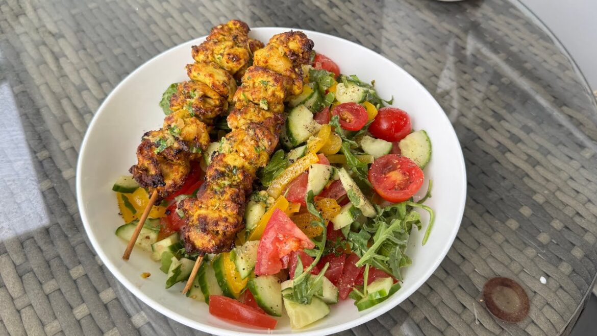 Moroccan chicken skewers in Air Fryer Recipe