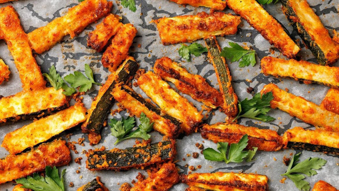 Oven Baked Parmesan Zucchini Fries Oven Baked Parmesan Zucchini Fries