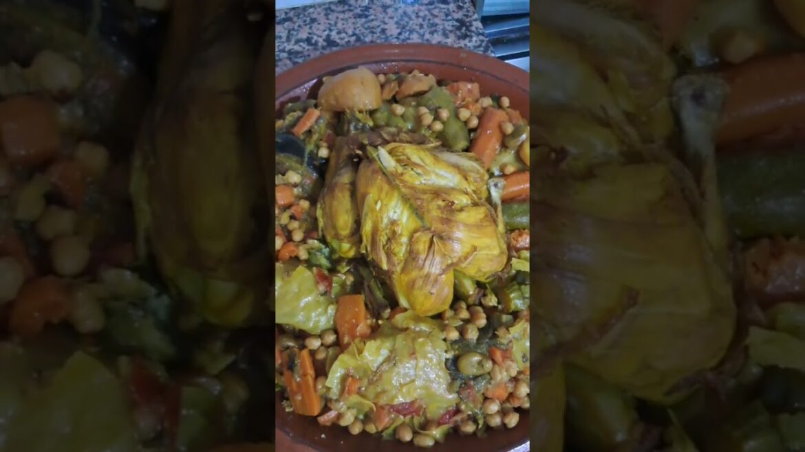 كسكسو مغربي أصلي #maroc #cuisine marocaine