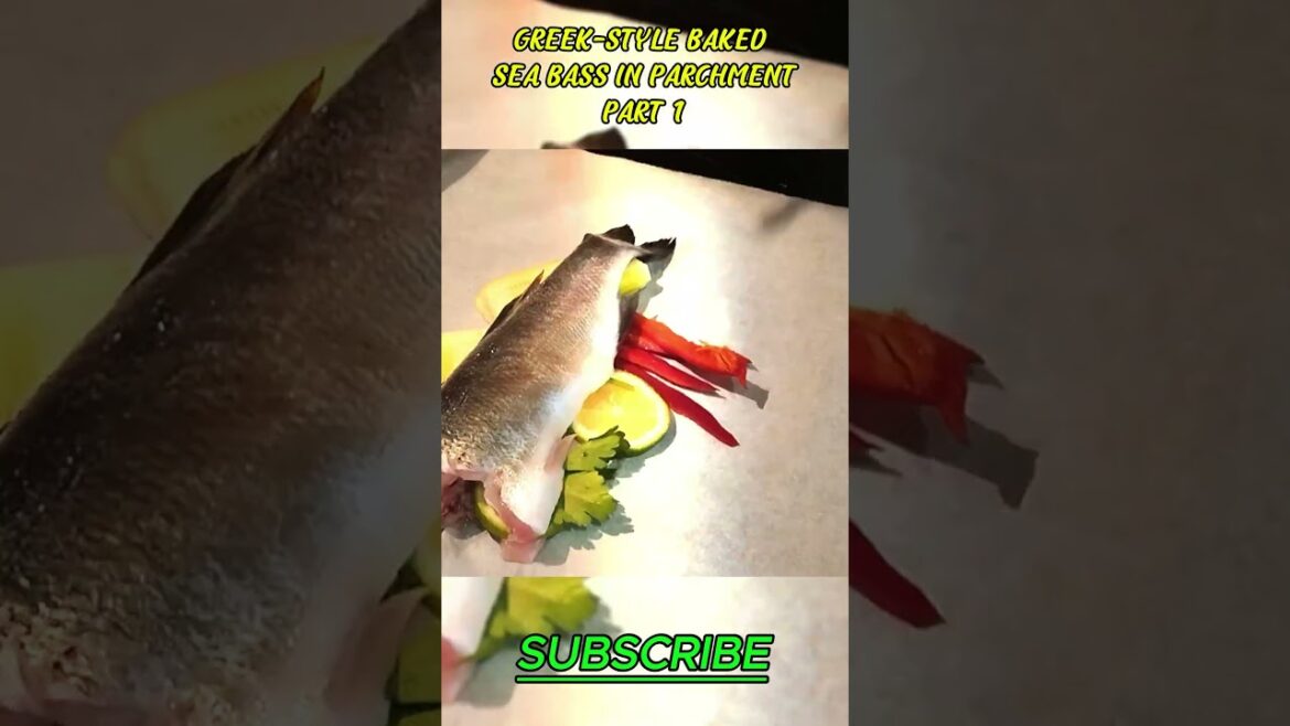 Greek Style Baked Sea Bass in Parchment – Part 1 | Prep & Flavor Build Greek Style Baked Sea Bass in Parchment – Part 1 | Prep & Flavor Build