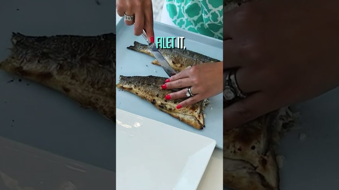 How I Grill and Filet Fresh Branzino It’s Easier Than You Think! #GreekSeafood #WholeFishRecipe