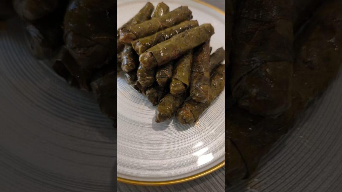 Tadına doyulmaz hızlı Sarma! Taze Yaprak Sarması Dolma stuffed vine leaves Gefüllte Weinblätter