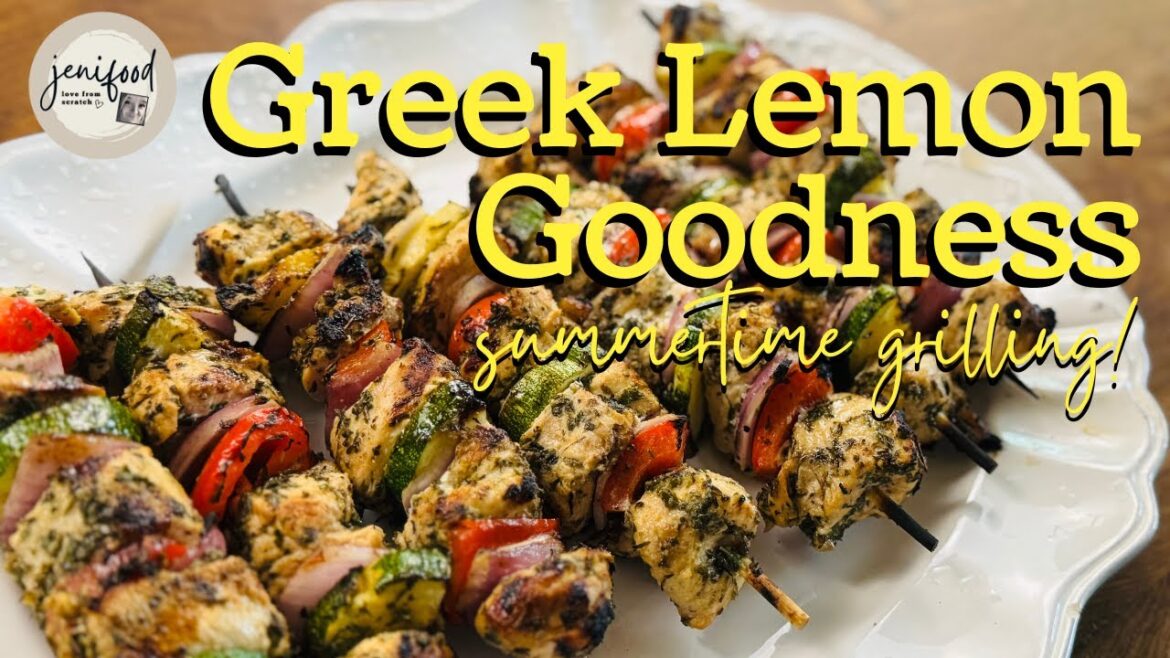 Chicken Souvlaki – Greek Lemon Kabobs On The Grill! Chicken Souvlaki - Greek Lemon Kabobs On The Grill!