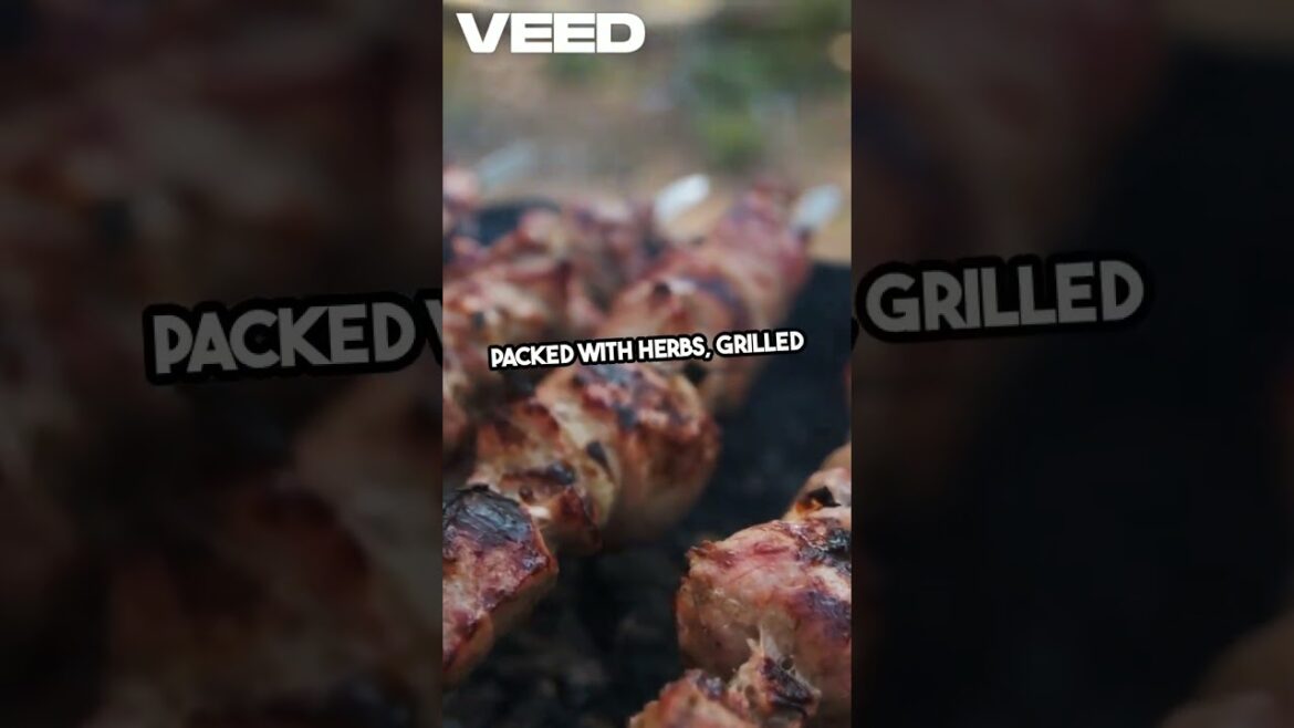 Lamb kofta with cucumber yogurt sauce #food #viralvideo #viralshort