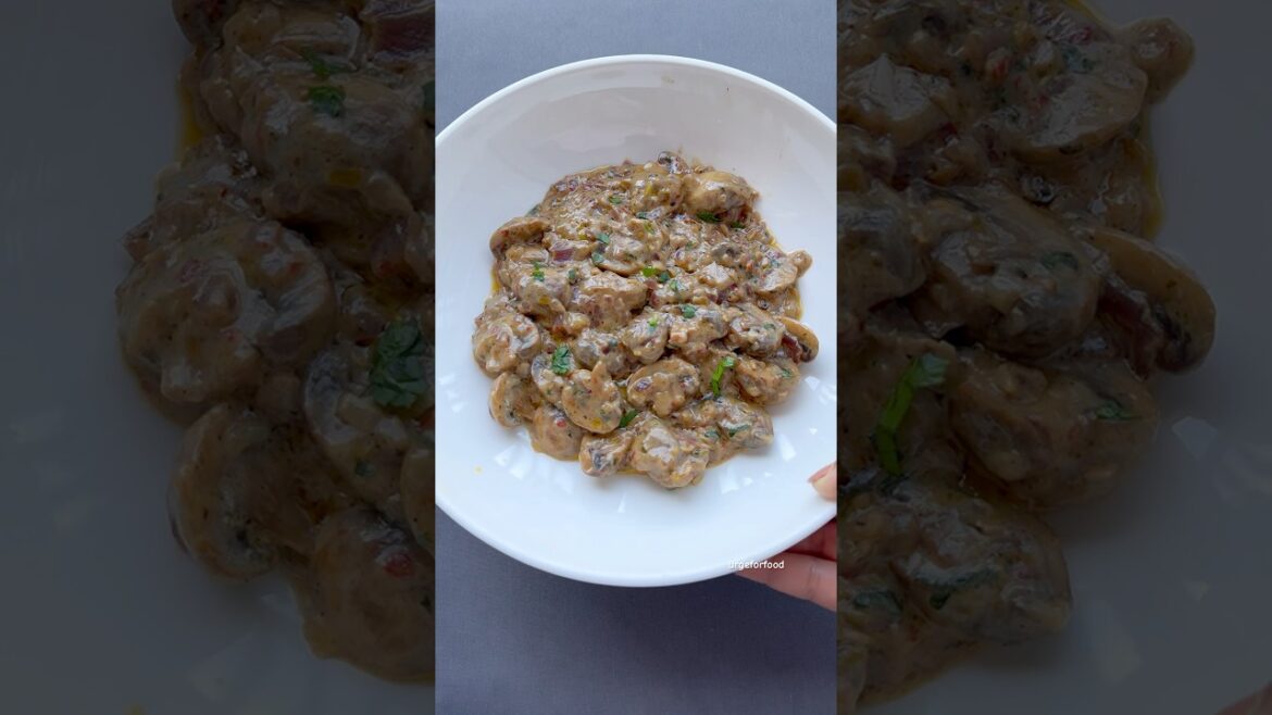 Garlic mushroom recipe | creamy garlic mushroom | easy mushroom recipe #mushroomrecipe #easyrecipe