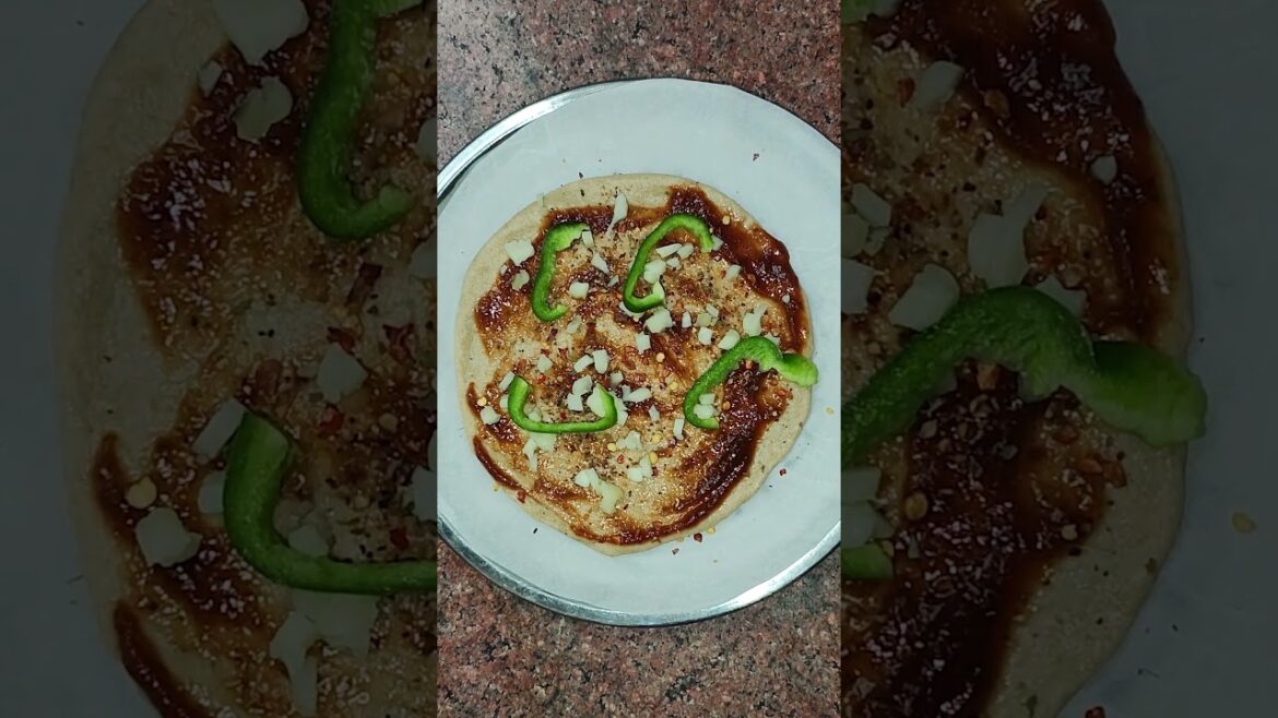 Whole Wheat Pizza | No Maida No Oven | Veg Pizza Recipe #Pizza #Viral #Shorts #cheesepizza