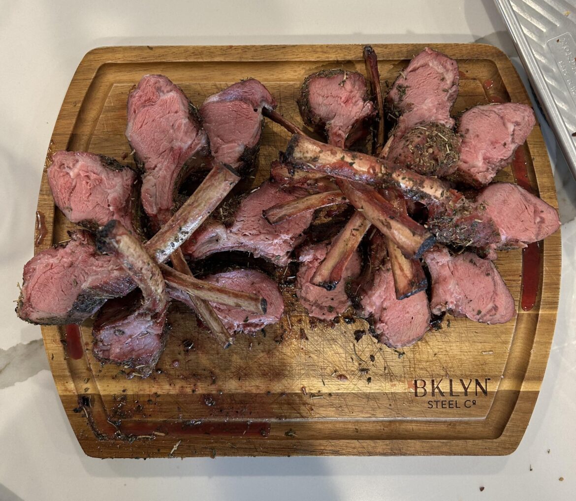 Smoked Lamb Rack