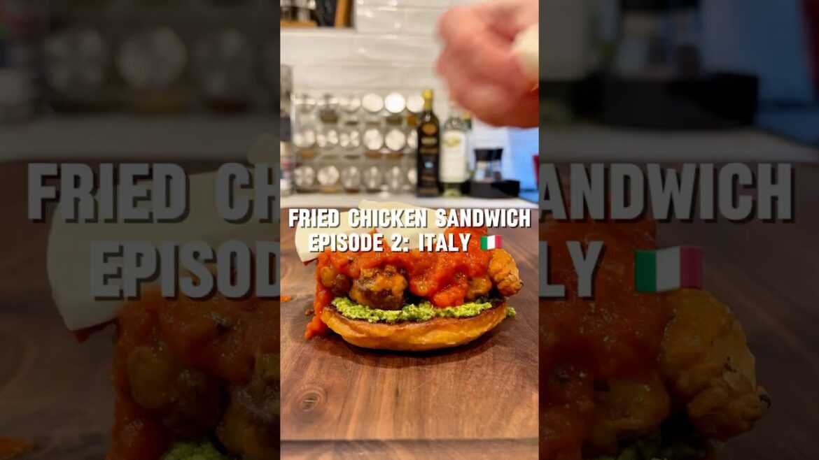 Italian Fried Chicken Sandwich
