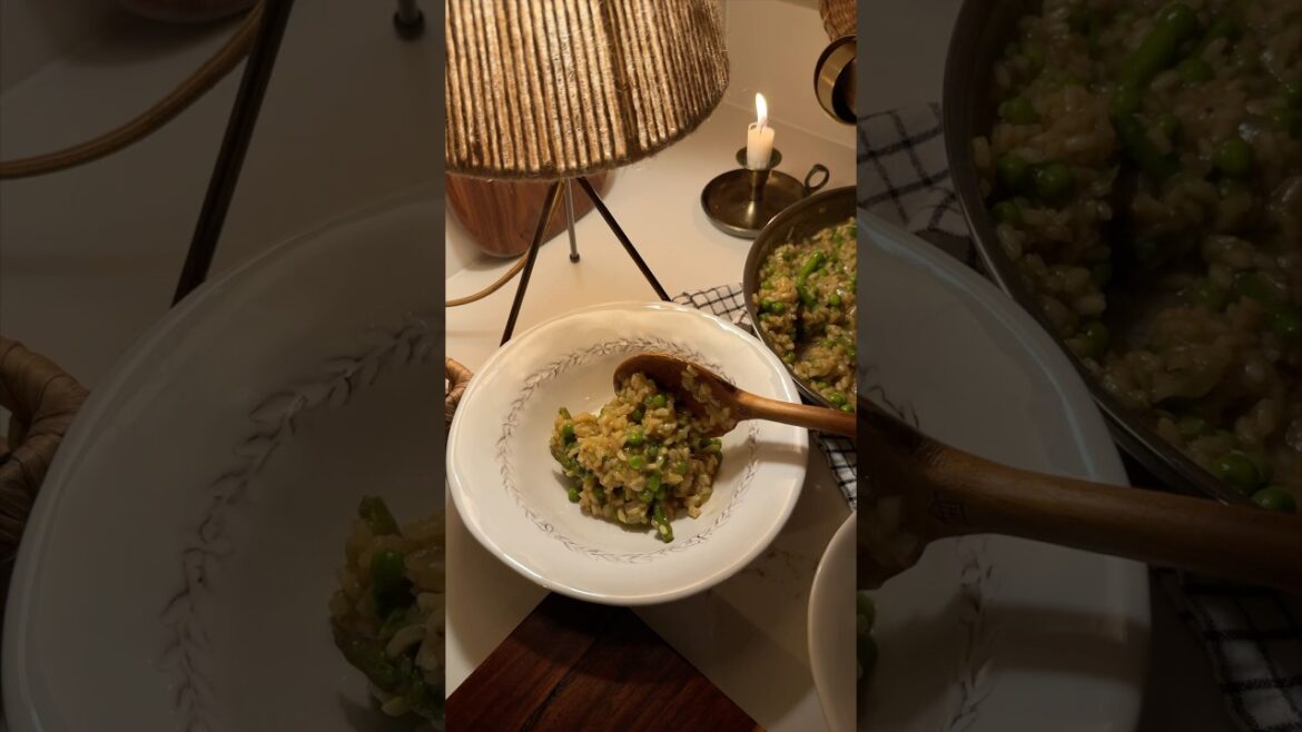 Bright Lemon Risotto with Asparagus & Peas Bright Lemon Risotto with Asparagus & Peas
