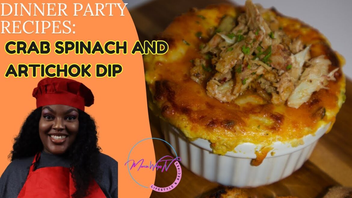 Dinner Party Recipes: HOMEMADE CRAB SPINACH AND ARTICHOKE DIP Dinner Party Recipes: HOMEMADE CRAB SPINACH AND ARTICHOKE DIP