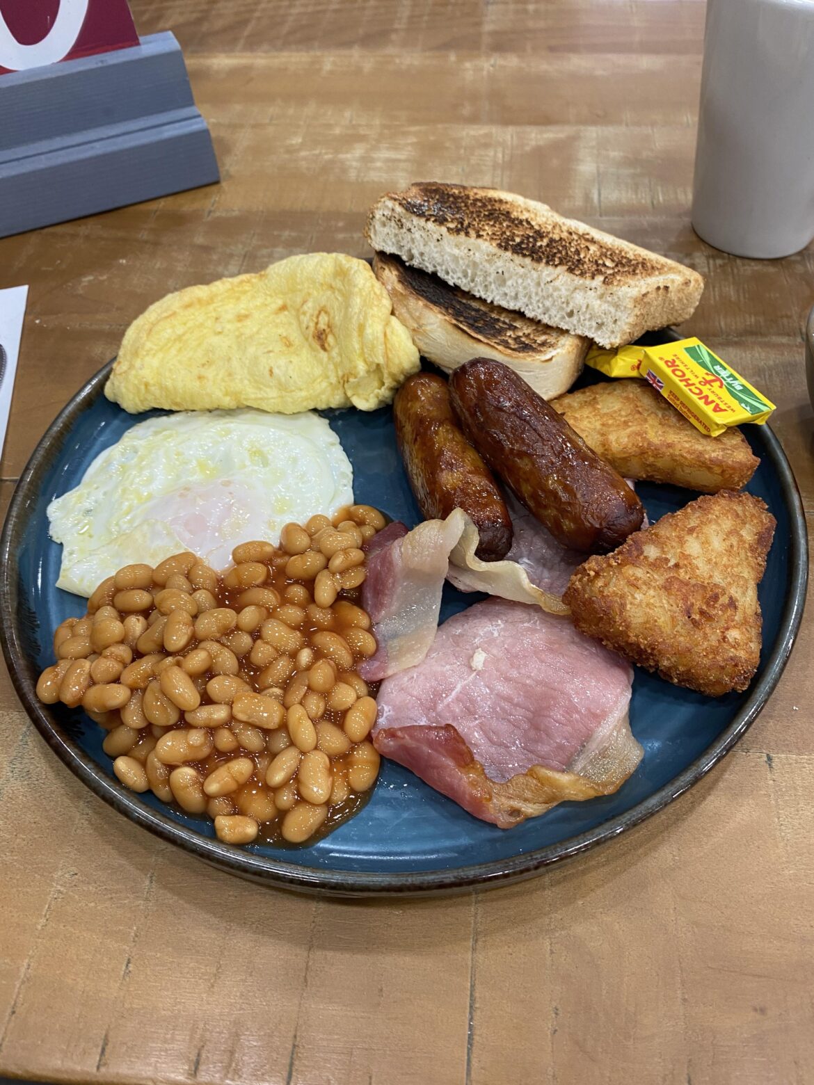 Morrisons Cafe. £7