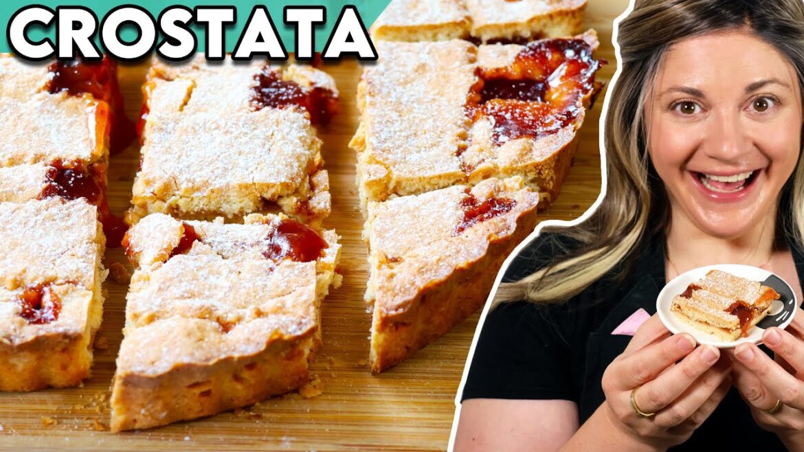 HOW TO MAKE ITALIAN CROSTATA | My Nonna's Jam Tart Recipe!