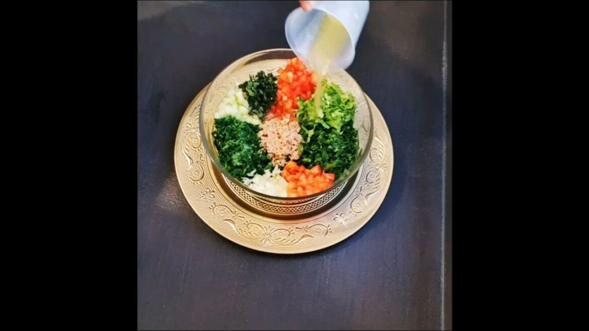 Le vrai Taboulé libanais التبوله اللبنانبه اللذيذه