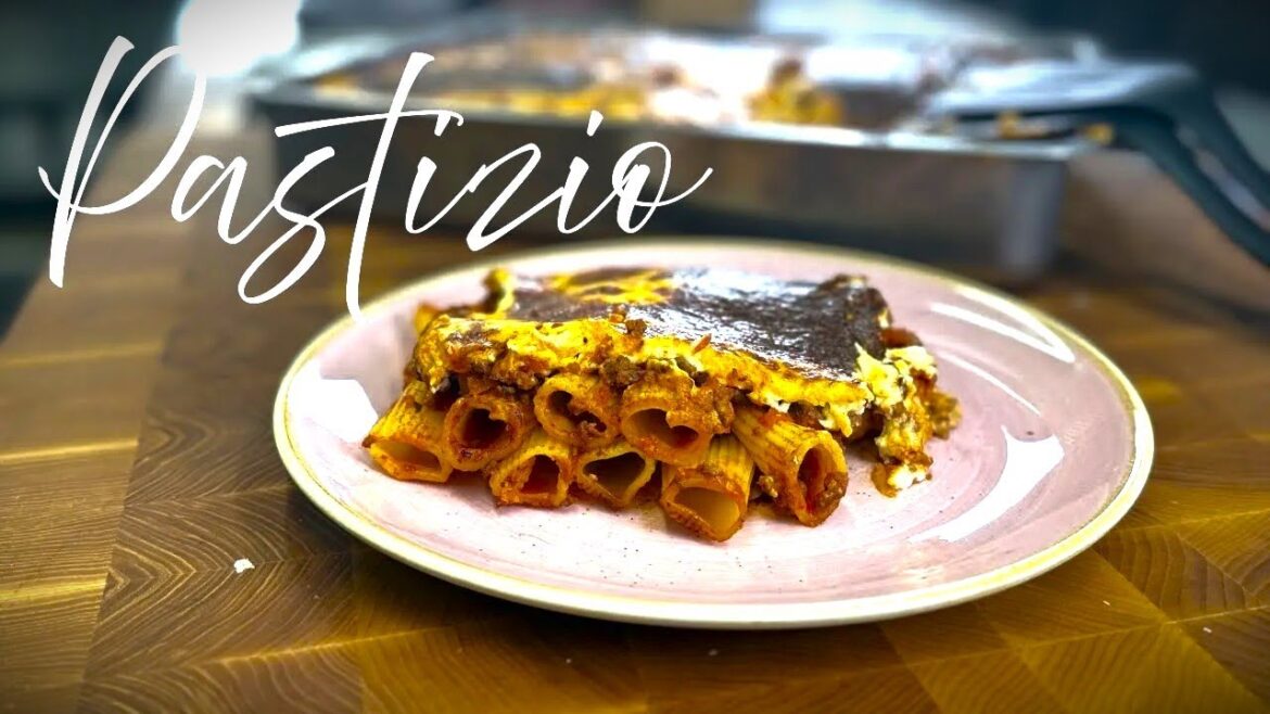 Griechischer Nudelauflauf (Pastizio) - Kochen im Tal