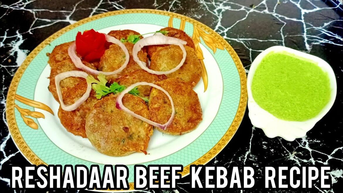 Beef shami kebab recipe by Billokadhaaba || shami tikki || Unique reshadaar beef kabab recipe ||
